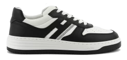 HOGAN H630 SNEAKER LOW BLACK WHITE -Modeboetiek Schoenenwinkel 43842