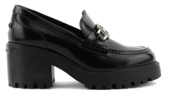 HOGAN MOCCASINE HIGHSHINE BLACK -Modeboetiek Schoenenwinkel 43843