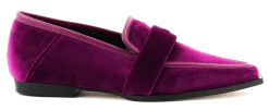 NUBIKK DELPHINE LOAFER VELVET PINK -Modeboetiek Schoenenwinkel 43897