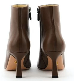LOLA CRUZ AIPPED ANKLEBOOT BROWN LEATHER -Modeboetiek Schoenenwinkel 43901 4