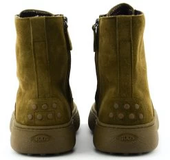 TOD'S W.G. LACE-UP ANKLE BOOT KAKI -Modeboetiek Schoenenwinkel 43996 4