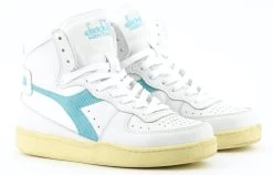 DIADORA MI BASKET USED WHITE AQUA -Modeboetiek Schoenenwinkel 44026 2