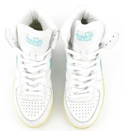 DIADORA MI BASKET USED WHITE AQUA -Modeboetiek Schoenenwinkel 44026 5