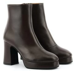 PAUL WARMER PLATFORM BOOT DARK BROWN -Modeboetiek Schoenenwinkel 44048 2