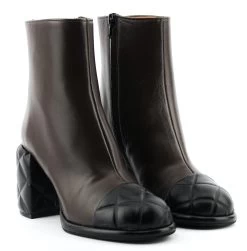 PAUL WARMER COCO BOOTIE BLACK BROWN -Modeboetiek Schoenenwinkel 44049 2