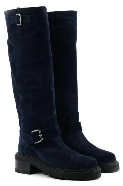 PAUL WARMER ZOE BIKER BOOT ROYAL BLU -Modeboetiek Schoenenwinkel 44051 2