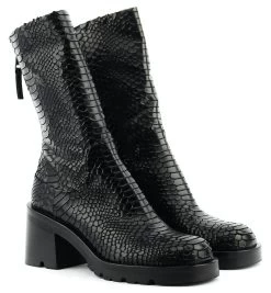 STRATEGIA ICONIC BOOT SNAKE BLACK -Modeboetiek Schoenenwinkel 44058 2