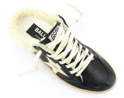 GOLDEN GOOSE BALL STAR SABOT BLACK