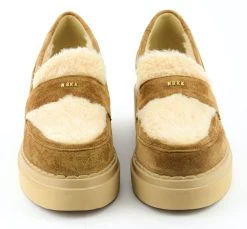 NUBIKK FRANKIE LOAFER FUR COGNAQ
