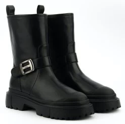 HOGAN BIKER BLACK H619 -Modeboetiek Schoenenwinkel 44147 2