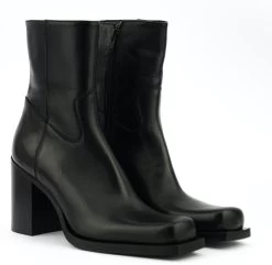 ELENA IACHI SQUARE BOOTIE BLACK -Modeboetiek Schoenenwinkel 44176 2