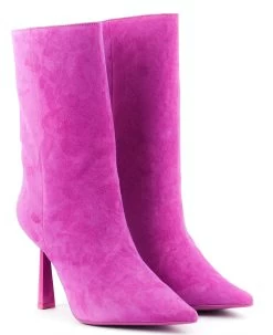 LOLA CRUZ GUERN BOOT FUXIA SUEDE -Modeboetiek Schoenenwinkel 44197 2