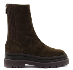 LOLA CRUZ WINTER BOOTIE MARRON SUEDE -Modeboetiek Schoenenwinkel 44199
