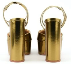 LOLA CRUZ MOVEN PUMP GOLD -Modeboetiek Schoenenwinkel 44207 5