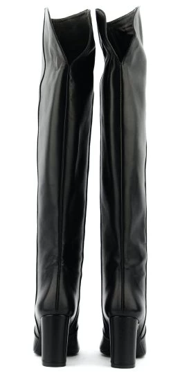 PAUL WARMER CHARLY KNEEHEIGHT BOOTS SMOOTH BLACK -Modeboetiek Schoenenwinkel 44375 1 3