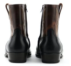 PAUL WARMER WESTERN BOOT BROWN BLACK