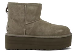 UGG CLASSIC MINI PLATFORM SMOKE PLUME -Modeboetiek Schoenenwinkel 44415
