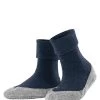 FALKE Dames Huissokken Cosyshoe Marine Melange