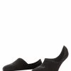 FALKE Dames Footies High Cut Step Zwart