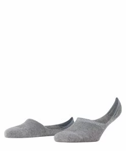 FALKE Dames Footies High Cut Step Grijs