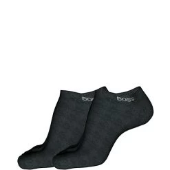 Hugo Boss Heren Sneakersokken 2-Pack Antraciet