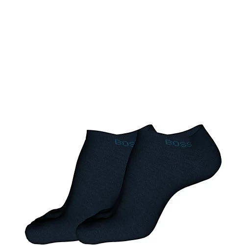 Hugo Boss Heren Sneakersokken 2-Pack Dark Navy 1 Hugo Boss Heren Sneakersokken 2-Pack Dark Navy