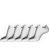 Hugo Boss Heren Sneakersokken 5-Pack Wit