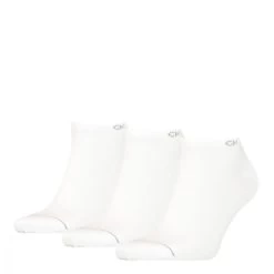 Calvin Klein Heren Sneakersokken 3-Pack Wit