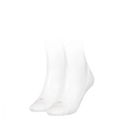 Calvin Klein Dames Footies Low Cut 2-Pack Wit