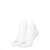 Calvin Klein Dames Footies Mid Cut 2-Pack Wit