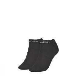 Calvin Klein Dames Sneakersokken Gripper 2-Pack Zwart