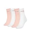Calvin Klein Damessokken 4-pack Giftpack Monogram Pink Combo