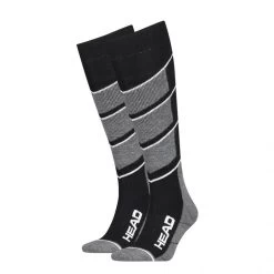 HEAD Skisokken Unisex V-Shape 2-Pack Dark Black / White