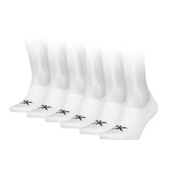 Calvin Klein Heren High Cut Footies 6-Pack Wit