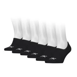 Calvin Klein Heren High Cut Footies 6-Pack Zwart