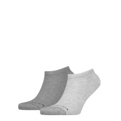 Scotch & Soda Scotch &amp; Soda Heren Sneakersokken Dip Toe 2-Pack Grijs