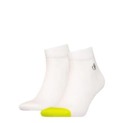 Scotch & Soda Scotch &amp; Soda Heren Quartersokken Dip Toe 2-Pack Wit