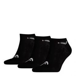 HEAD Sneakersokken Unisex 3-Pack Zwart
