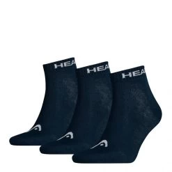 HEAD Quartersokken Unisex 3-Pack Navy