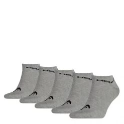 HEAD Sneakersokken Unisex 5-Pack Grijs