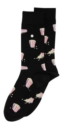 Alfredo Gonzales Sokken Popcorn Zwart