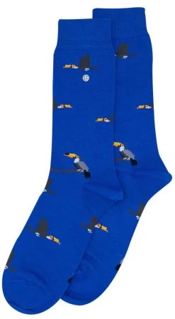 Alfredo Gonzales Sokken Toucan Blauw