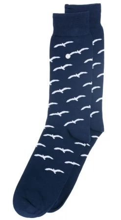 Alfredo Gonzales Sokken The Birds Donkerblauw