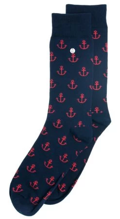 Alfredo Gonzales Sokken Anchor Man Navy