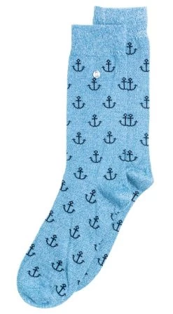 Alfredo Gonzales Sokken Anchor Man Blue