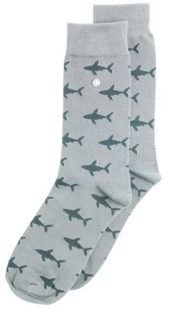 Alfredo Gonzales Sokken Shark Attack Grijs