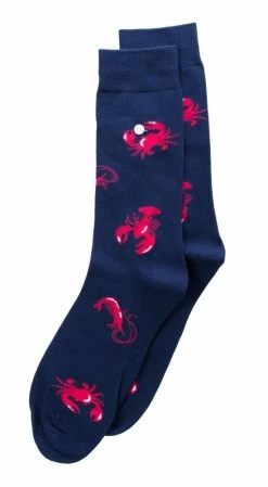 Alfredo Gonzales Sokken Sea Critters Navy