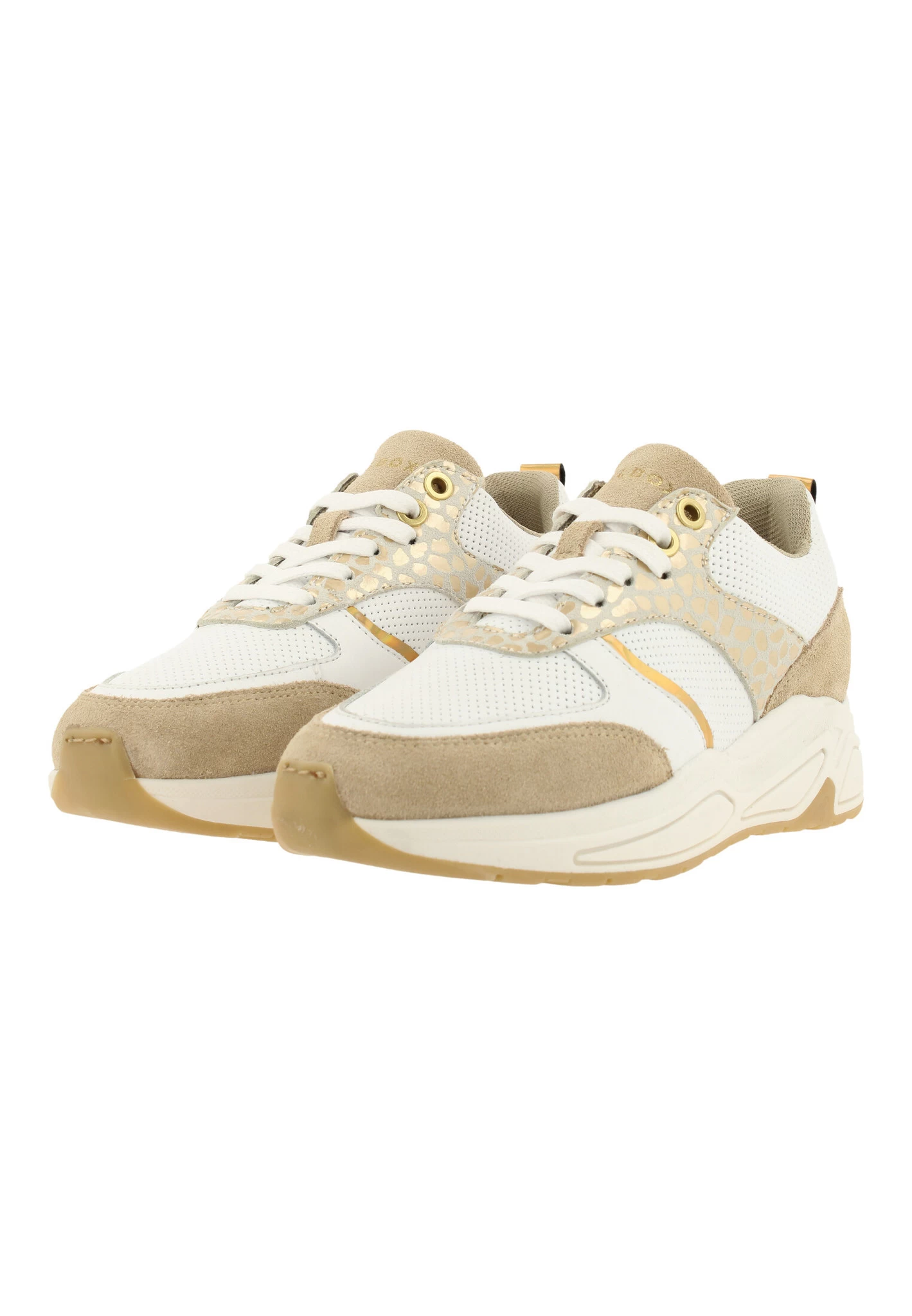 Bullboxer Sneaker Beige AWJ000E5L_ALMDKB 3 Bullboxer Sneaker Beige AWJ000E5L_ALMDKB - Afbeelding 3