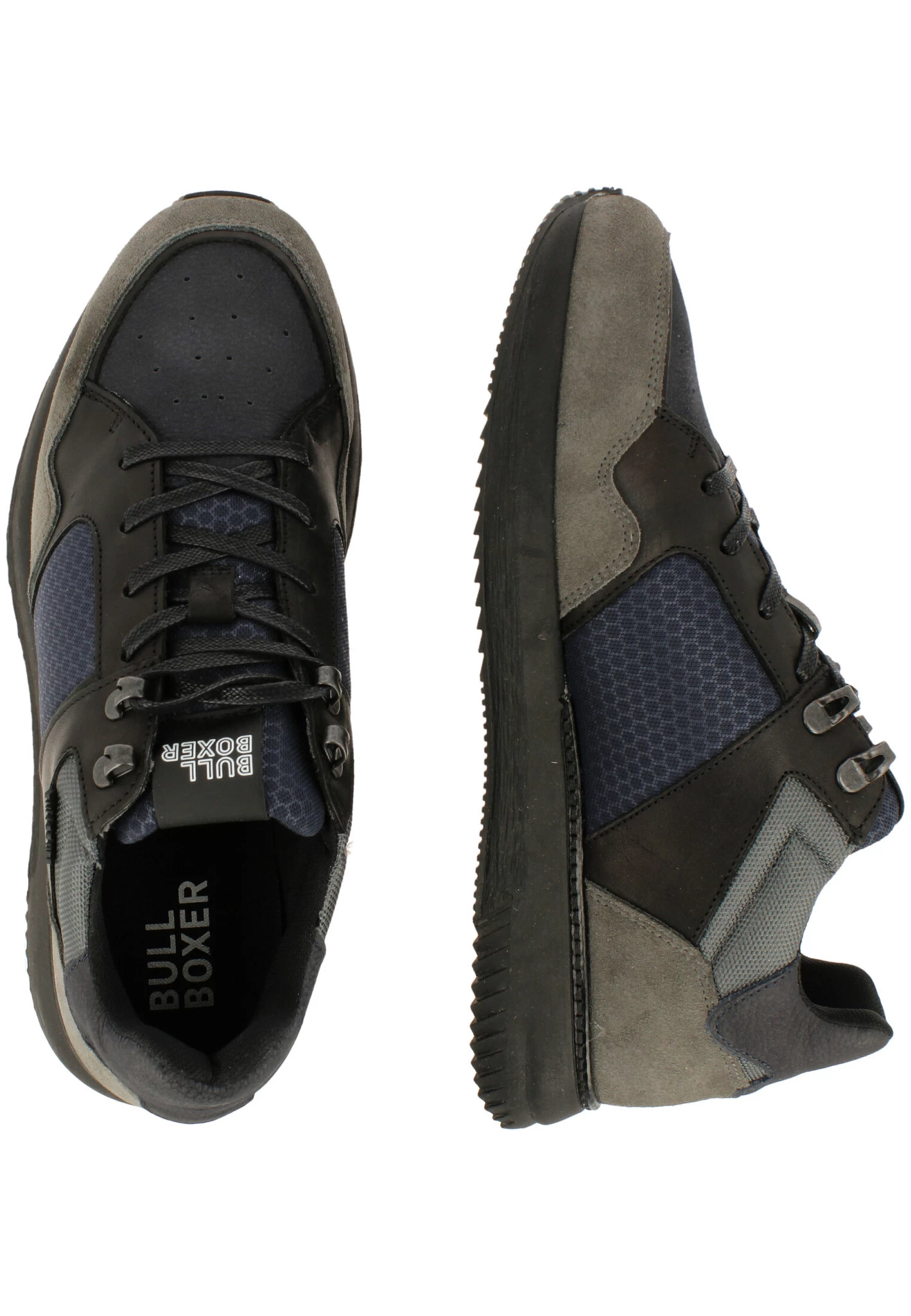 Bullboxer Sneaker Zwart 032P21352ABKNGSU 2 Bullboxer Sneaker Zwart 032P21352ABKNGSU - Afbeelding 2