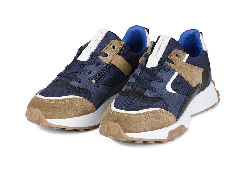 Bullboxer Sneaker Beige - Navy ATP001E5LABENYKB 3 Bullboxer Sneaker Beige - Navy ATP001E5LABENYKB - Afbeelding 3